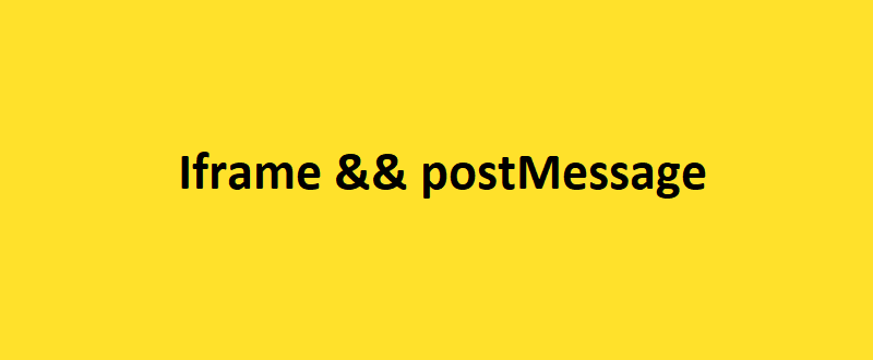 Обмен данными между iframe через postMessage
