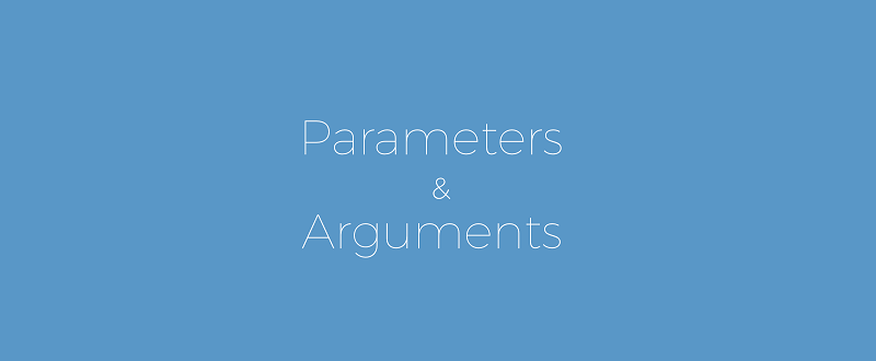 В чем разница между параметрами функции и аргументами?