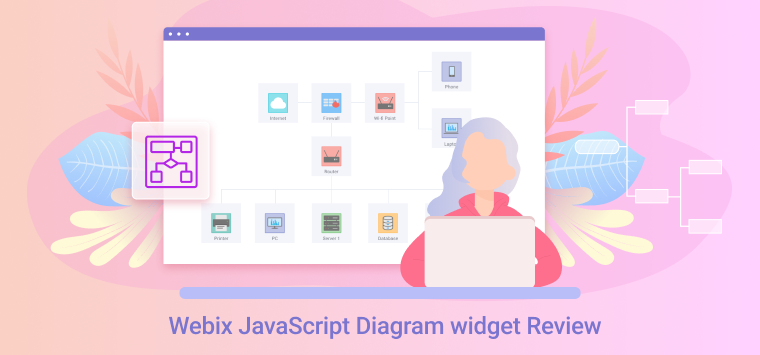 Обзор Webix JavaScript Diagram виджета