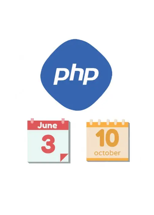 PHP скрипт подсчет месяцев и дней